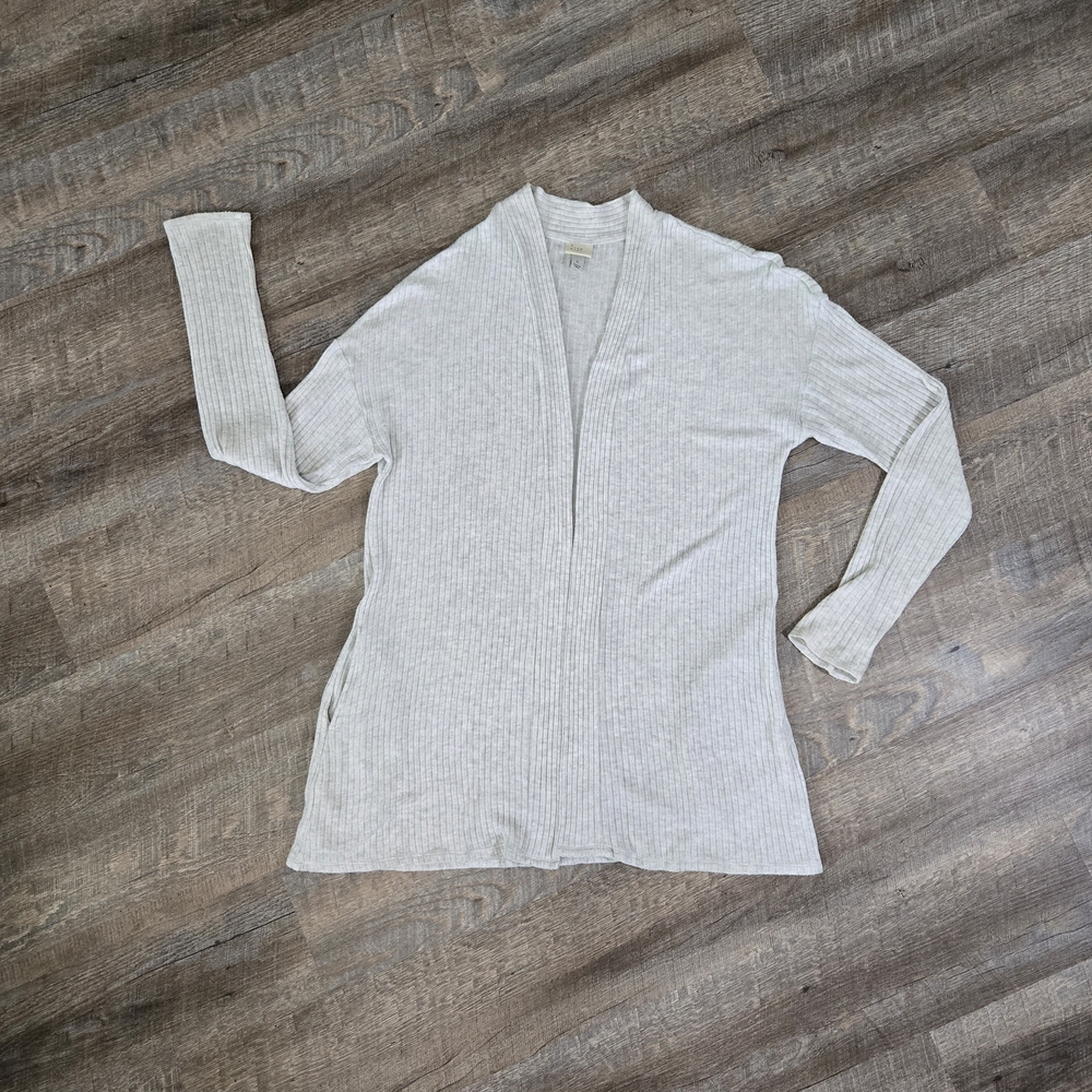 a new day Gray V-Neck Cardigan Sweater